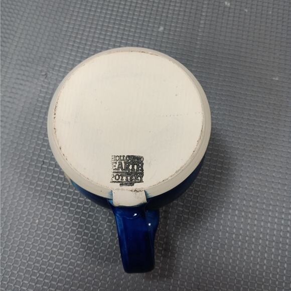 Bob Jones University Bruins Blue Ceramic Belly Mug Hollowed Earth Pottery - Picture 7 of 10